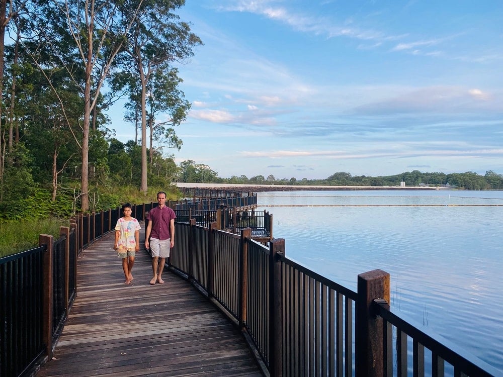 Ewen Maddock Dam boardwalk