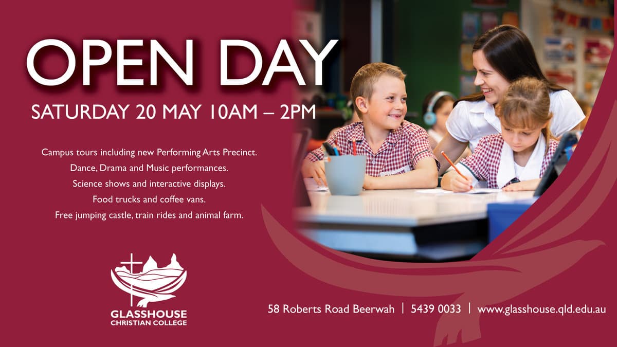 Glasshouse Christian College Open Day