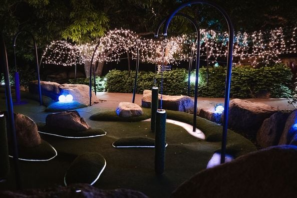 Glow in the Dark Mini Golf