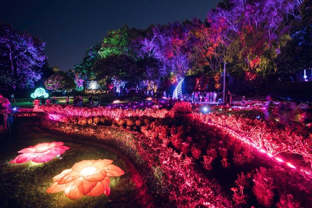 Enchanted Garden Brisbane at Roma Street Parkland for Christmas Fun
