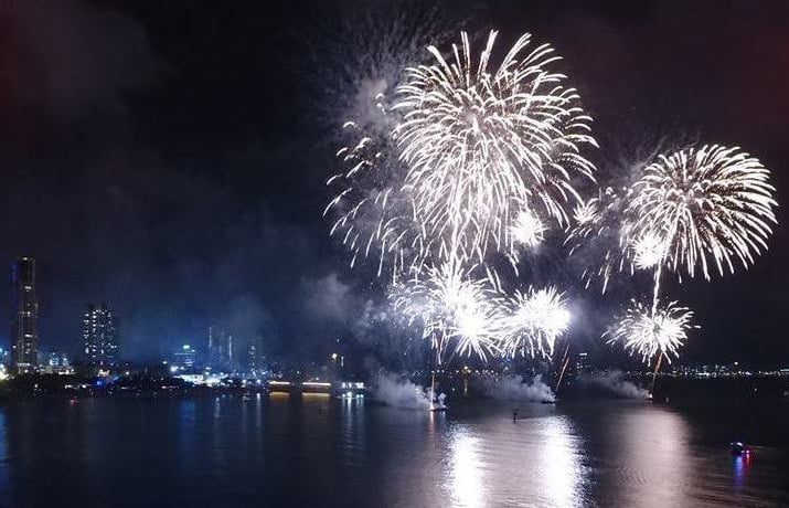 Australia Day fireworks cruise