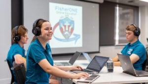 Students are learning online through FisherONE