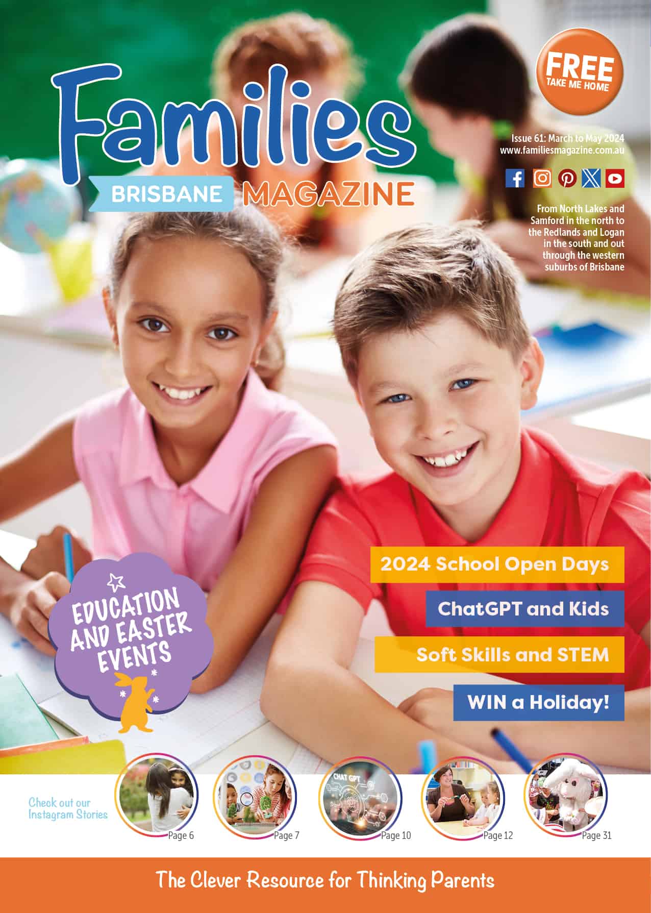 Families Magazine Issue 61 cover