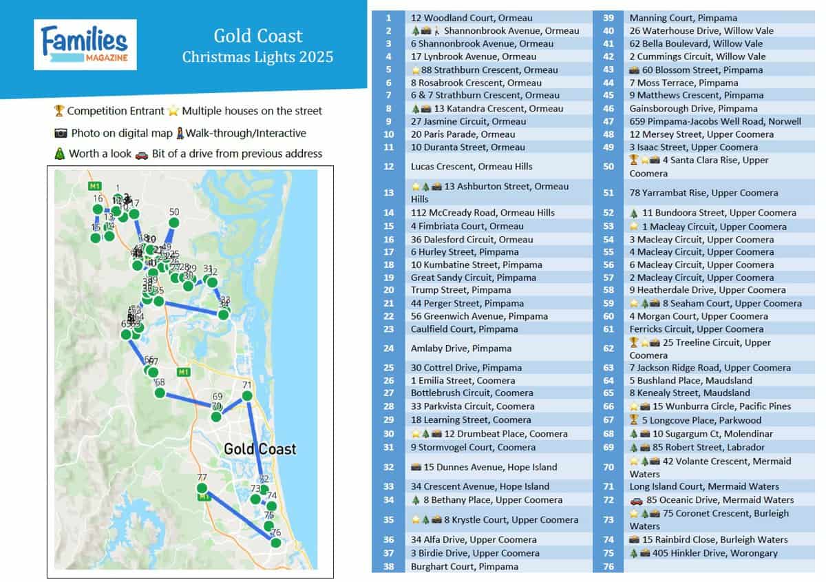 2025 Gold Coast Christmas Lights - all