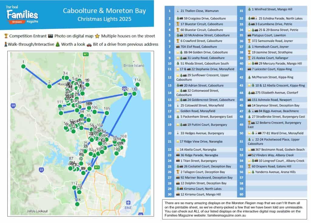 2025 Moreton and Caboolture Region Christmas Lights