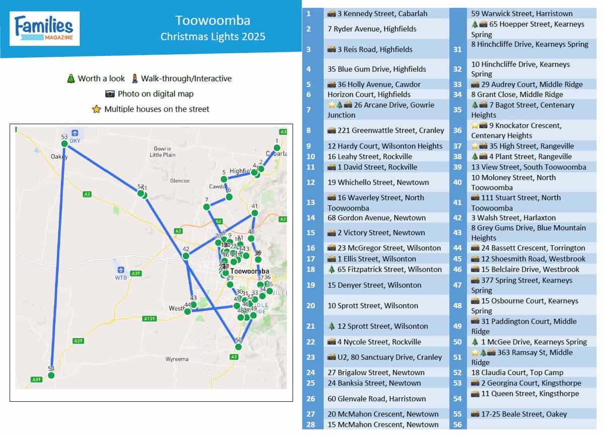 2025 Toowoomba Christmas Lights