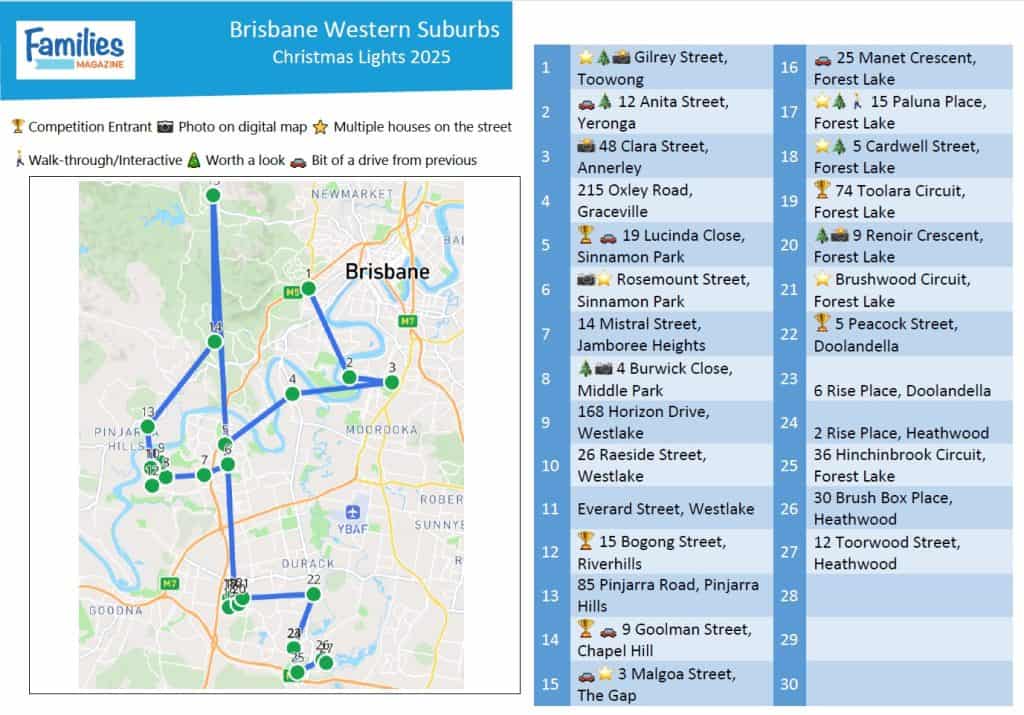 2025 West Brisbane Christmas Lights